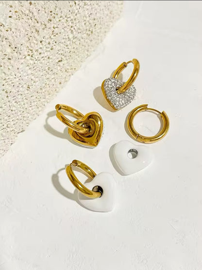 Corazón brillante Earrings