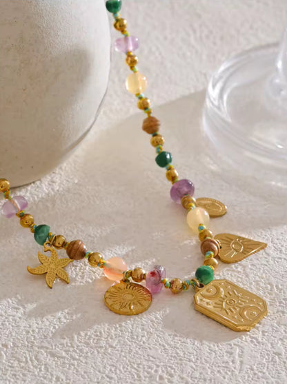 Antonia charm necklace