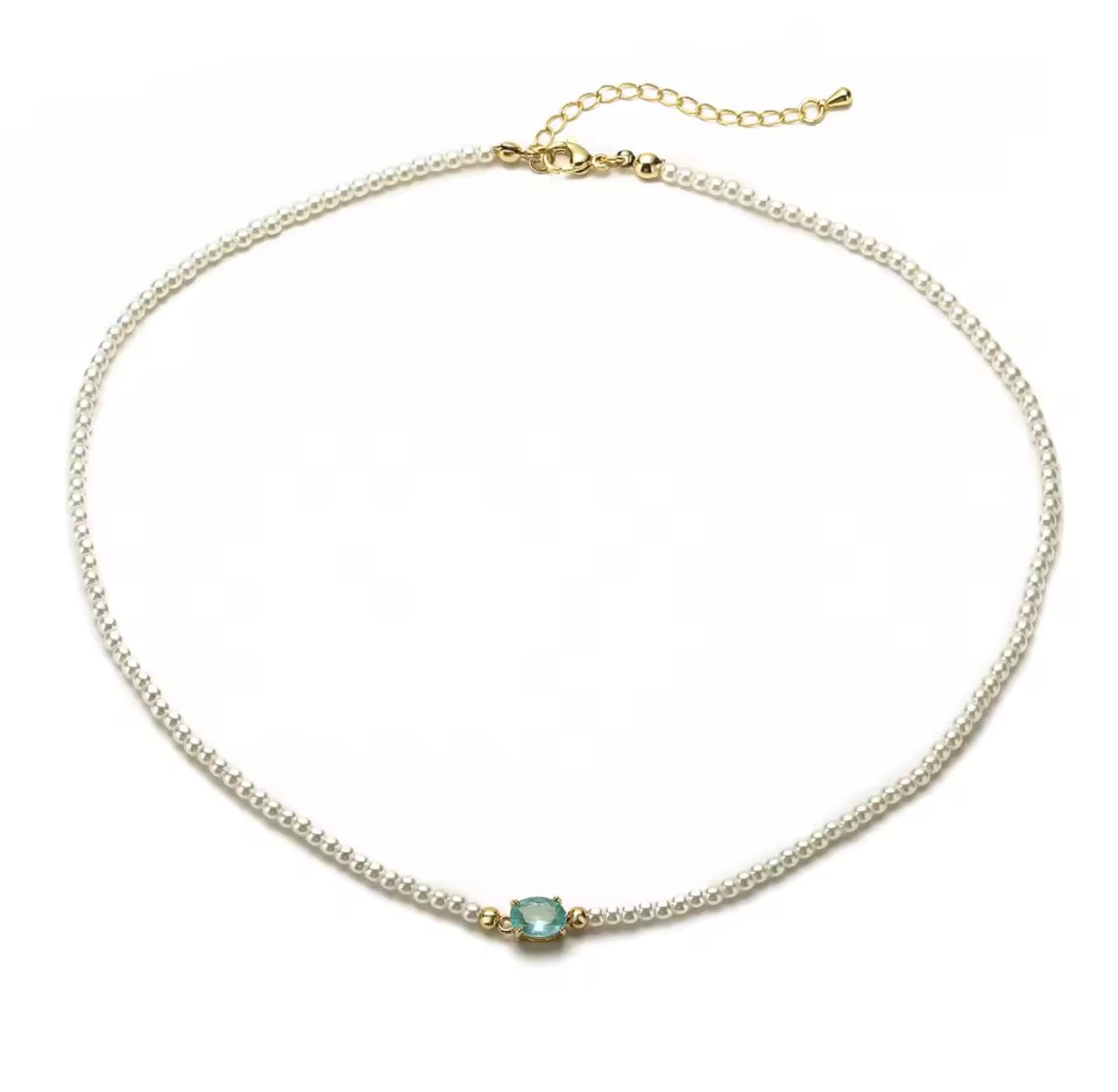 Pearl pink necklace