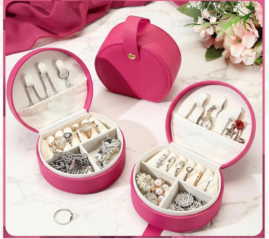 Pink jewelry case