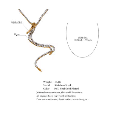 Zipper necklace