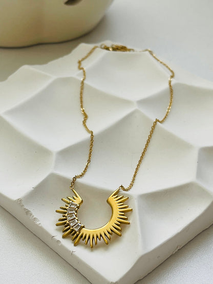 Sun necklace