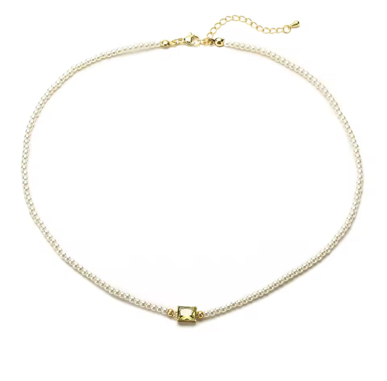 Pearl pink necklace