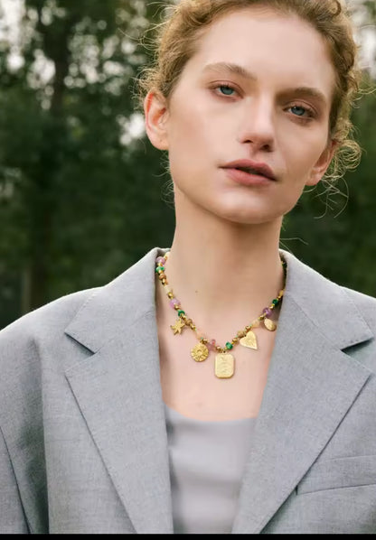 Antonia charm necklace