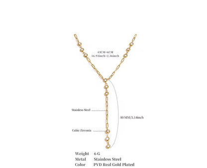 Zircon lariat