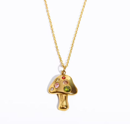 Mushroom Necklace