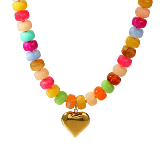 Chunky beaded color Necklace