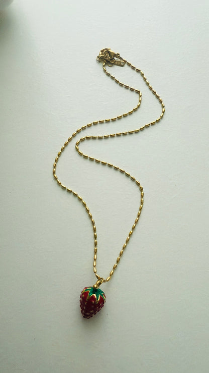 Strawberry necklace