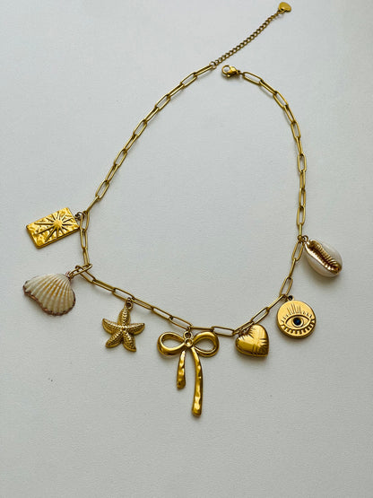 The charm necklace