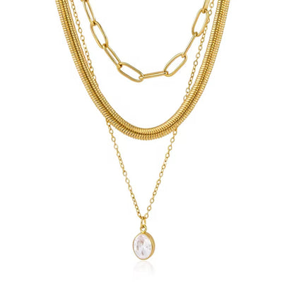 The Golden layers necklace