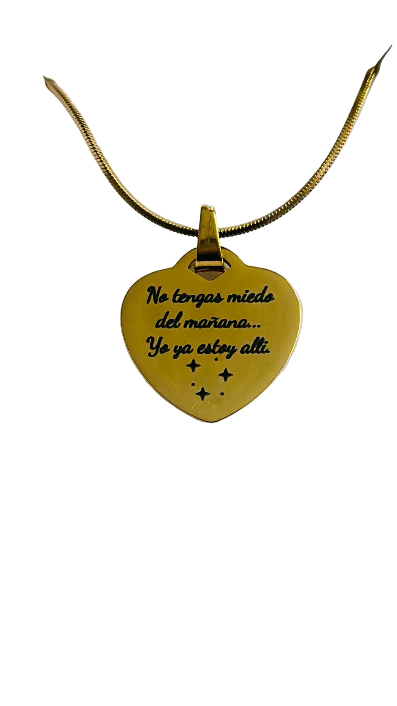 No temas del mañana necklace