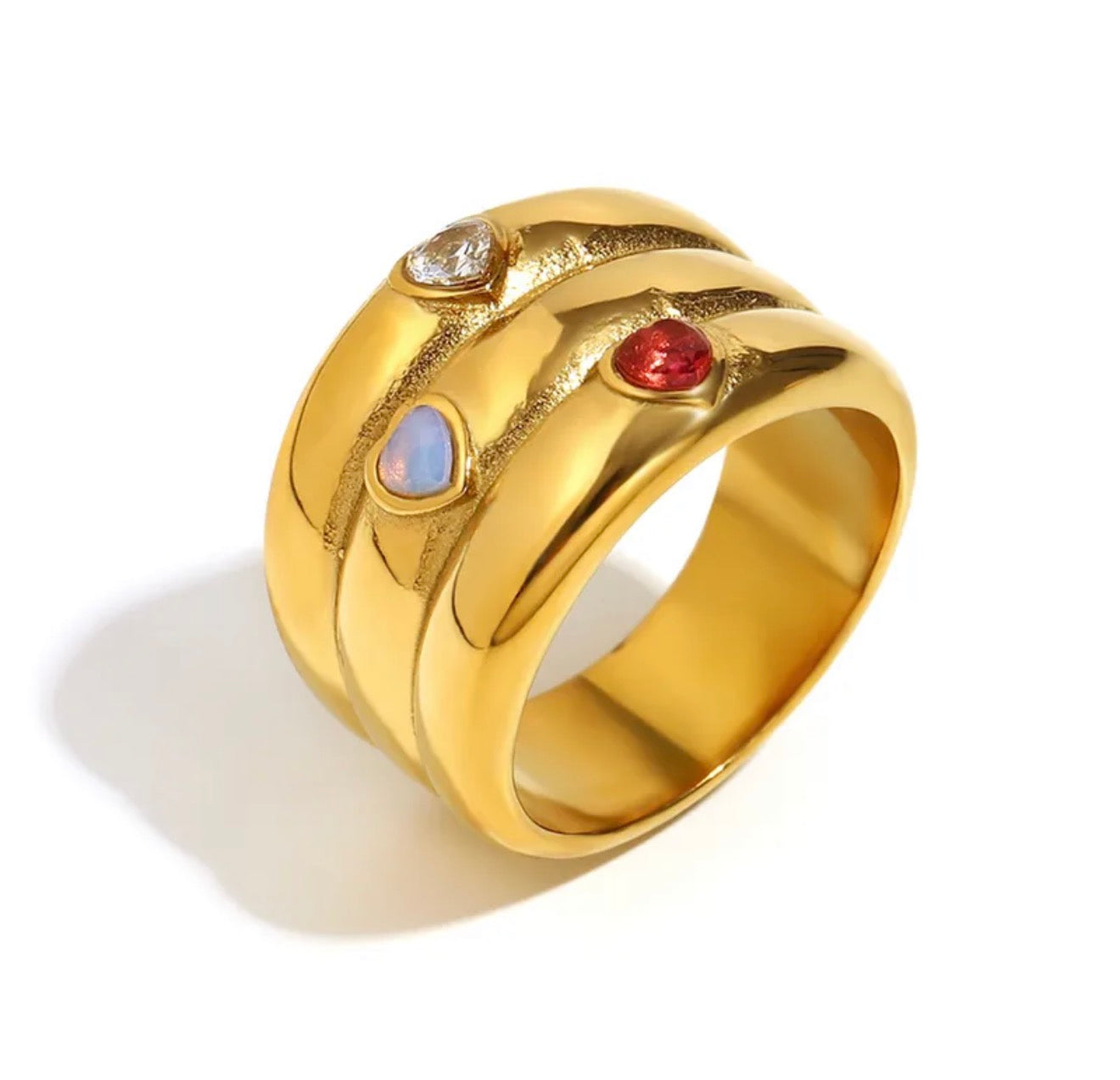 Heart color ring