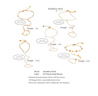 Heart hand chain