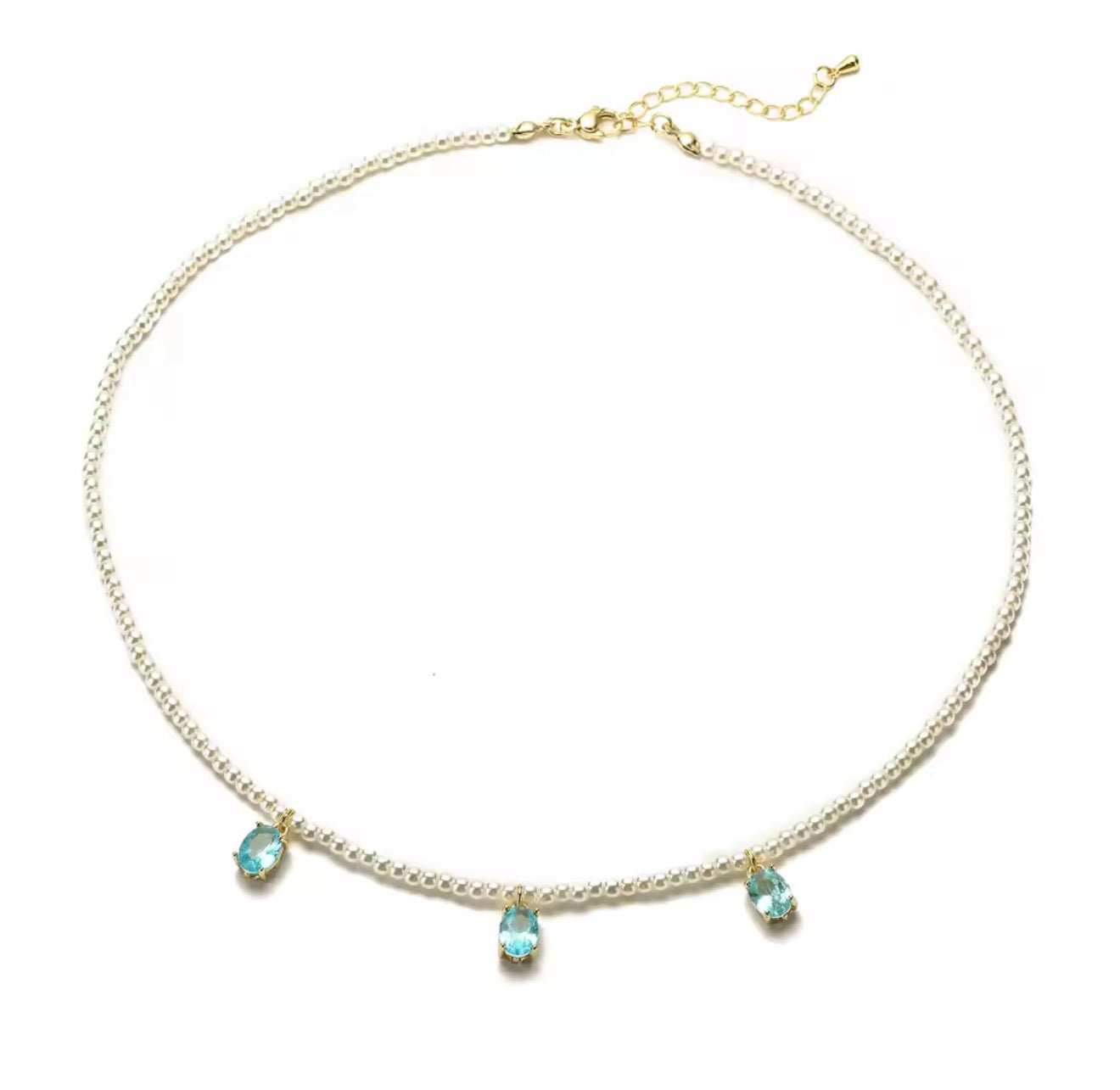 Pearl pink necklace