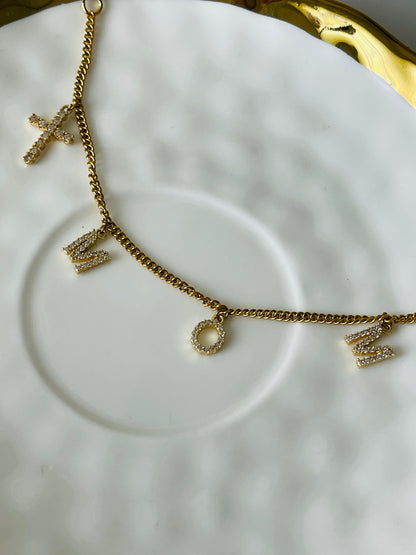 Mom charms bracelet