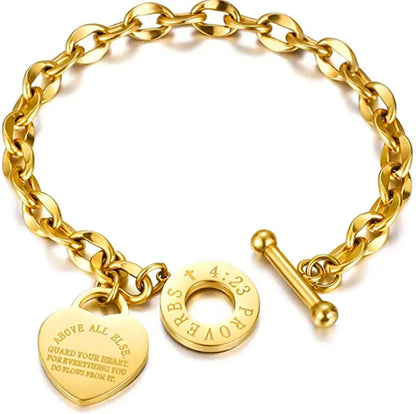 Guarda tu corazón bracelet