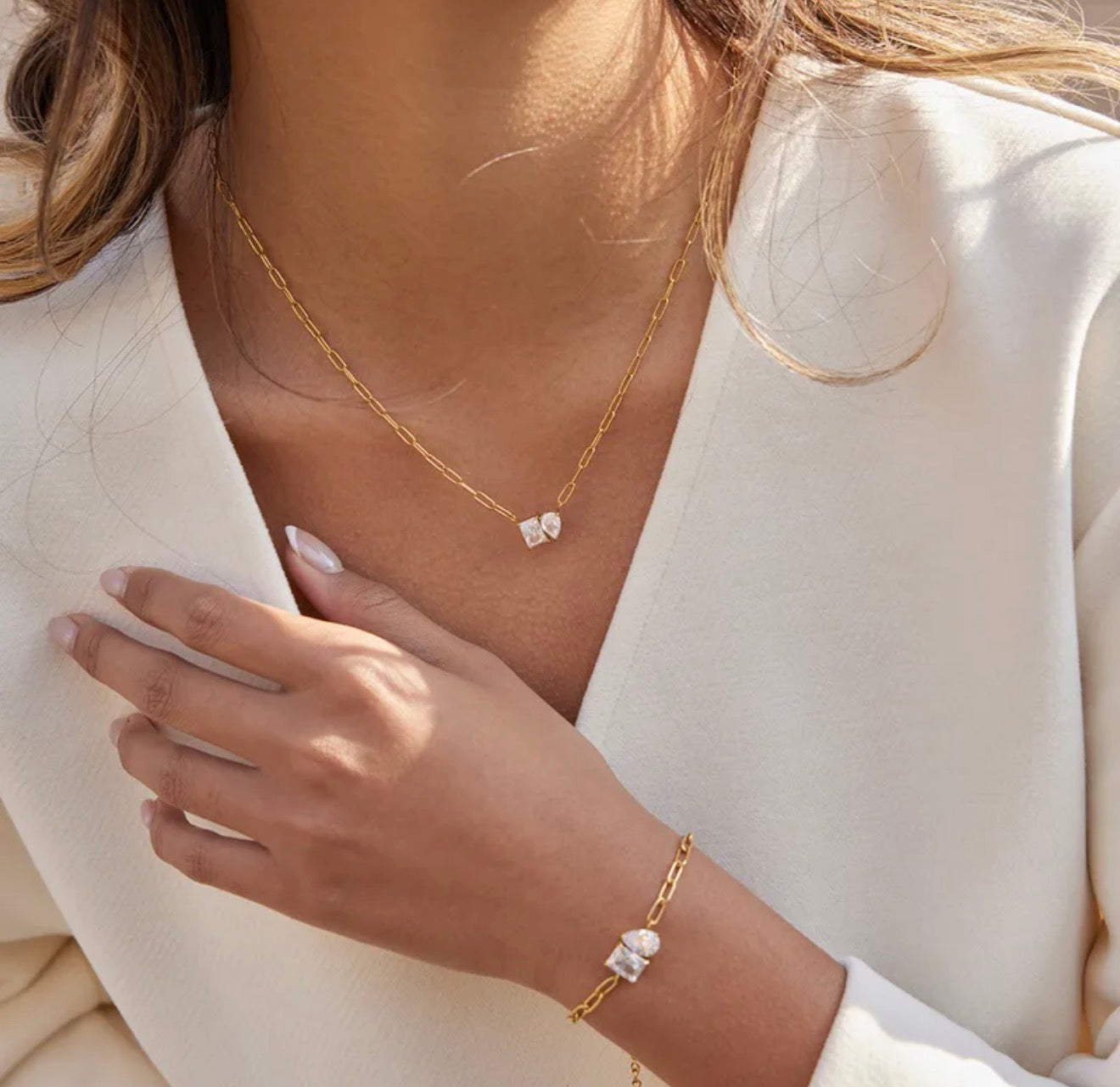 Elena necklace & bracelet