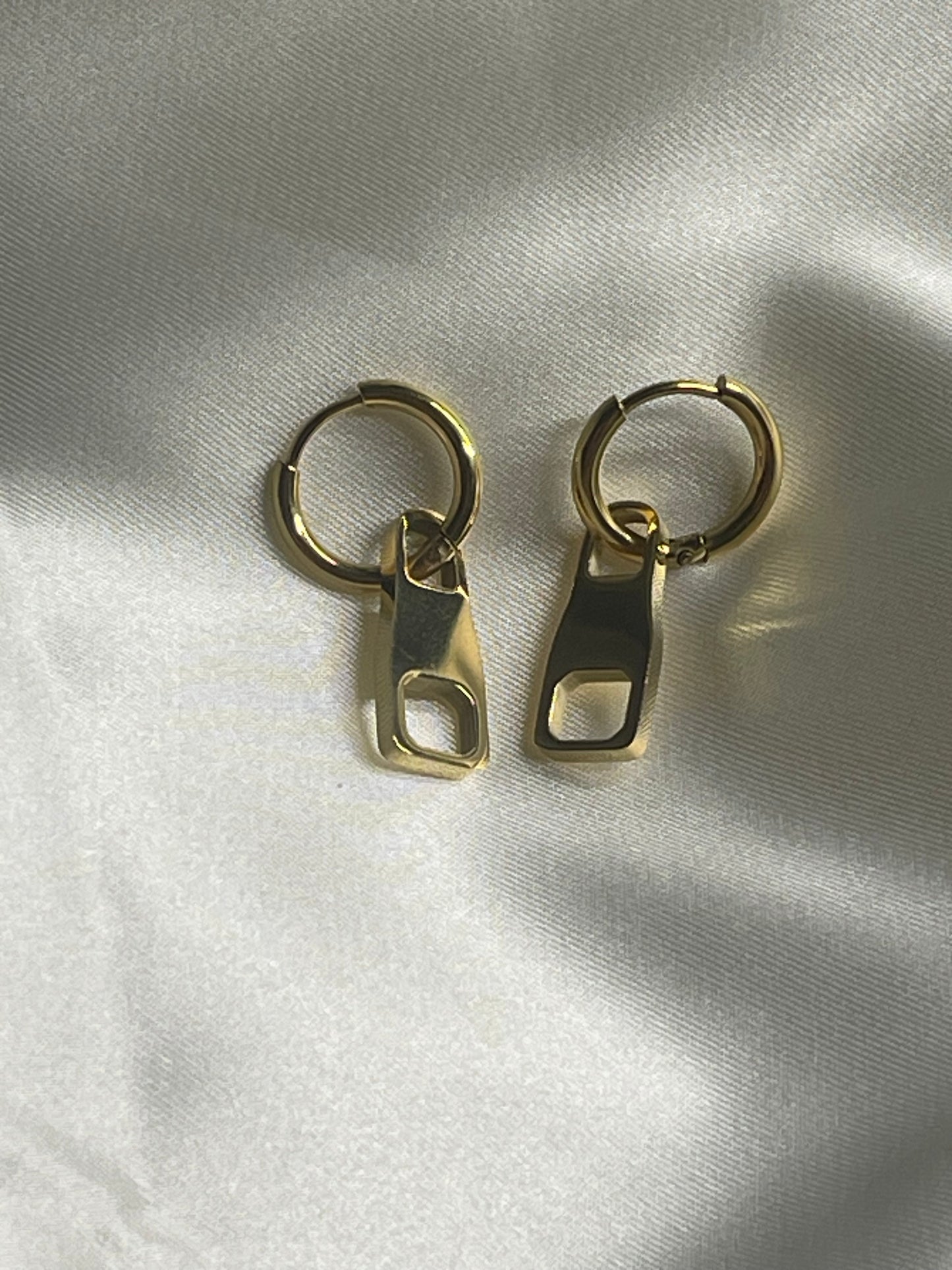 Zipper earrings
