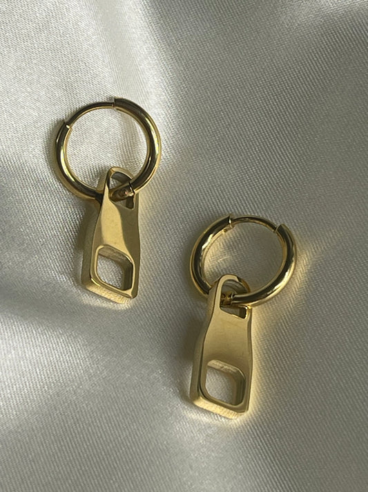 Zipper earrings