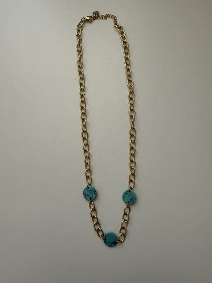 Aqua necklace