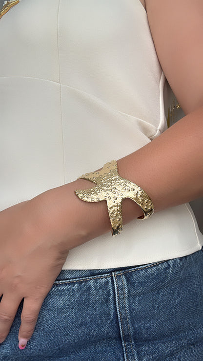 Estrella de mar cuff bangle
