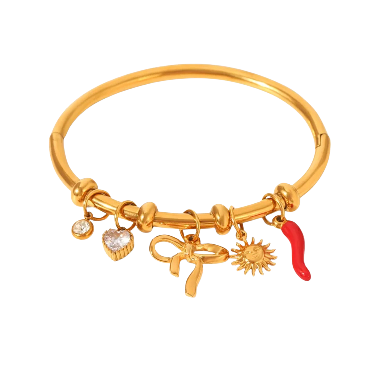 Lisa charm bangle