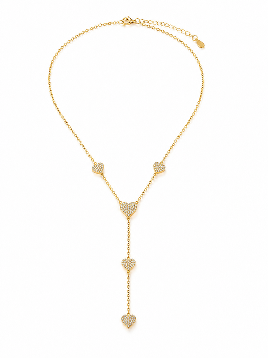 Heart chain lariat