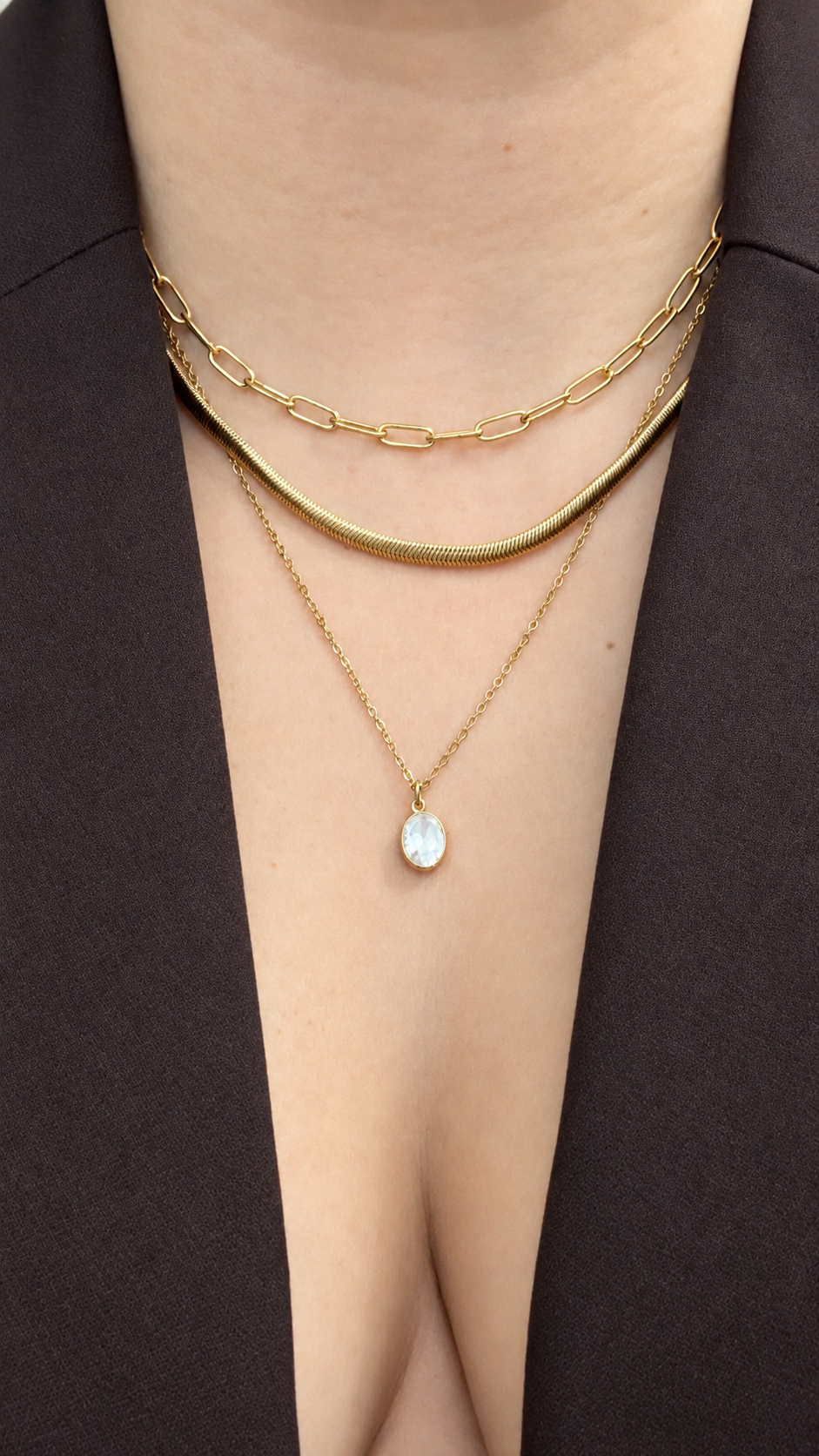 The Golden layers necklace