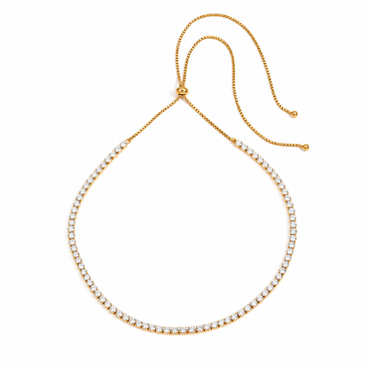 Celeste tennis necklace