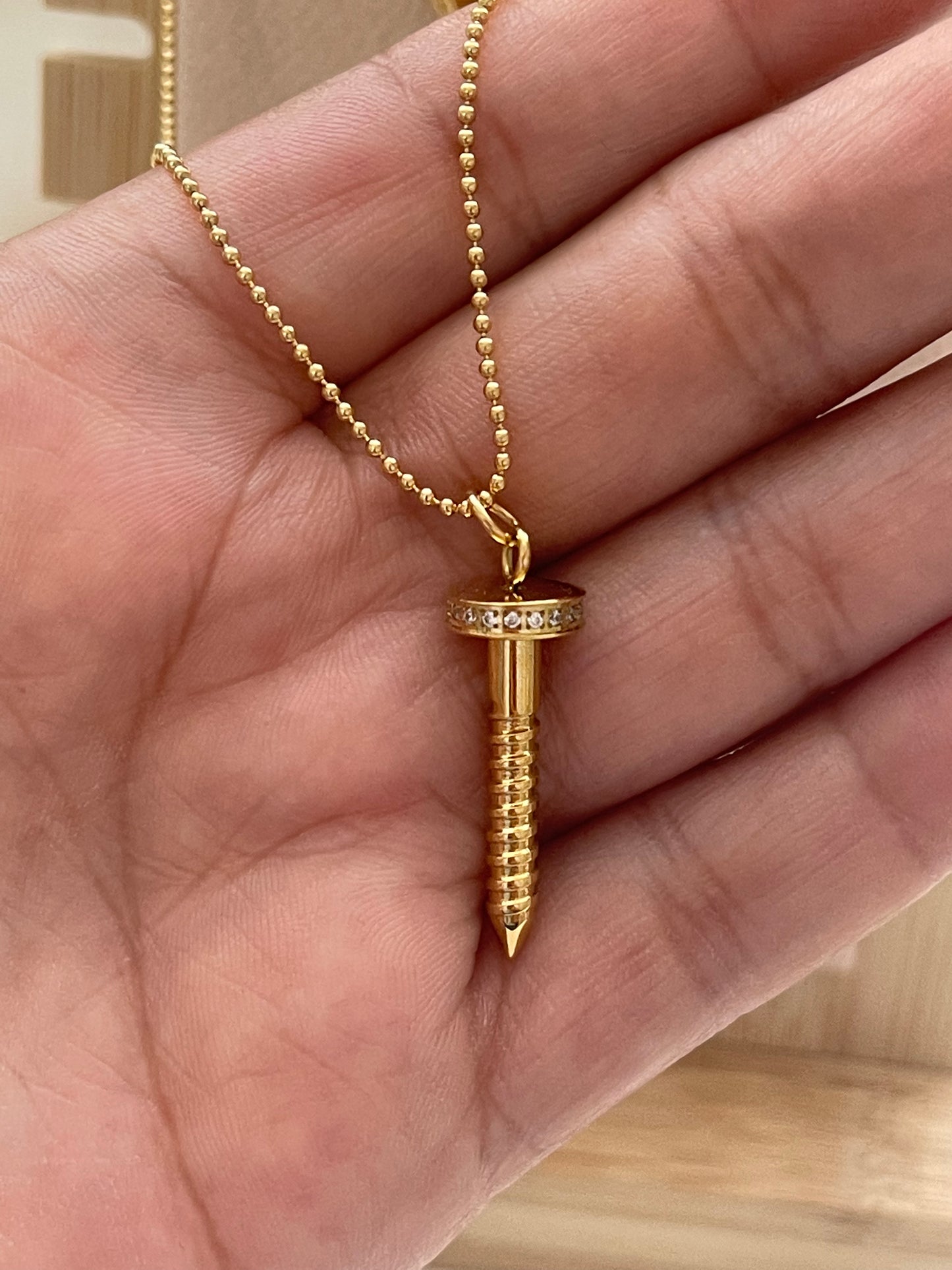 Nail necklace