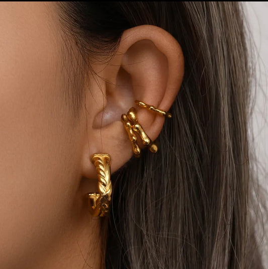 Susana earbone clips 3 pc set