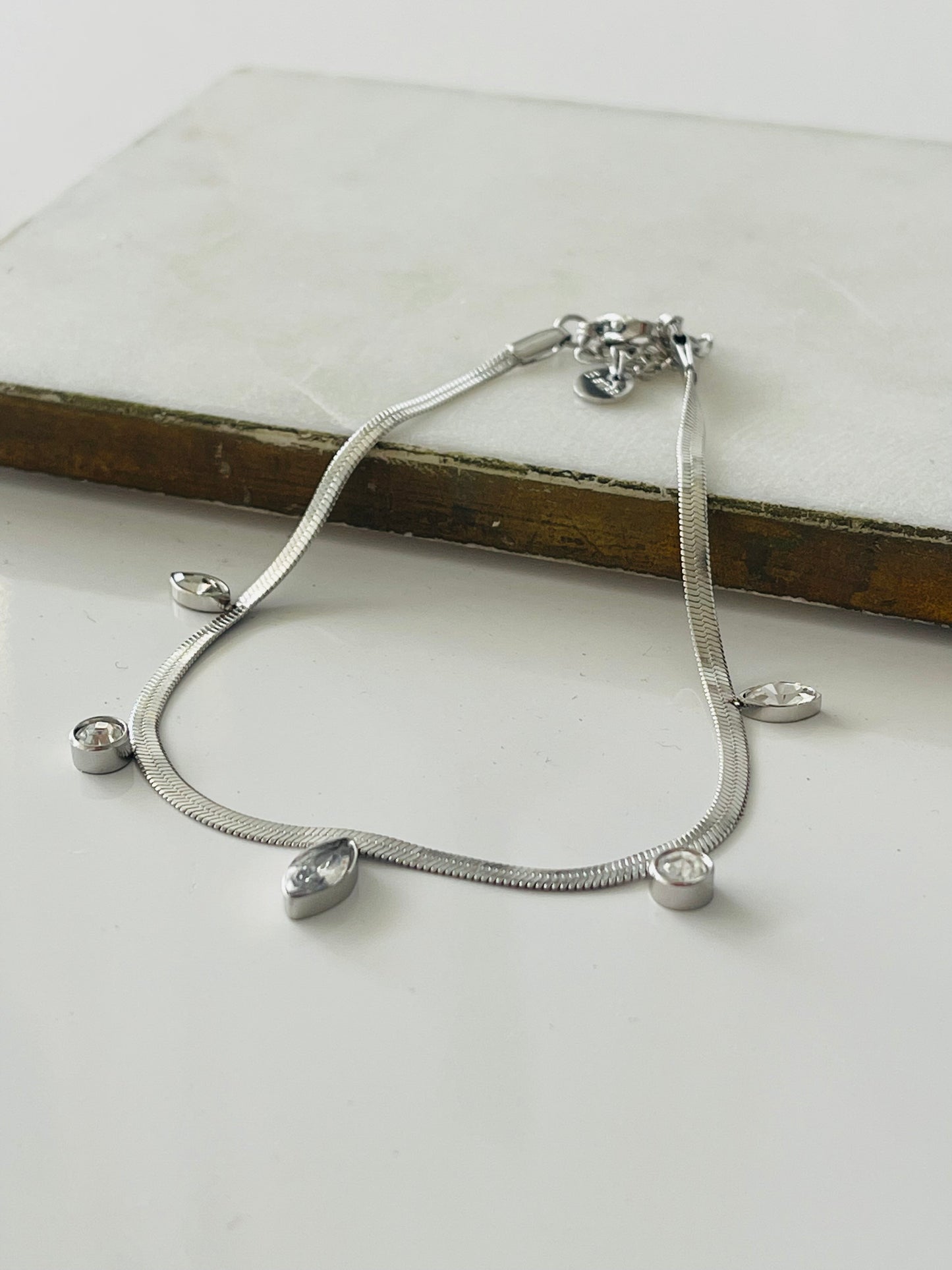 Lina Anklet silver