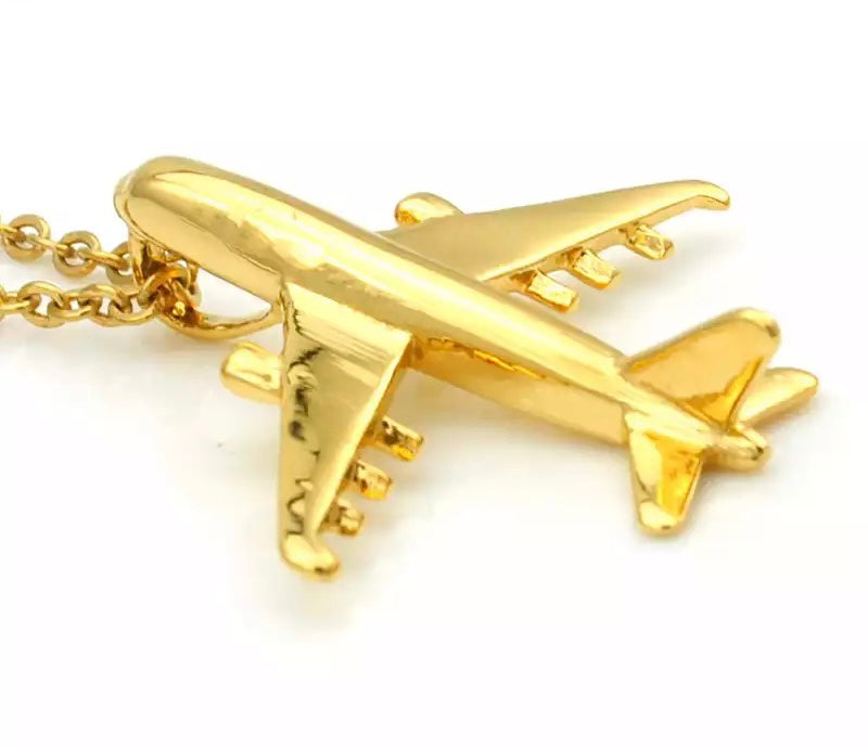 Airplane necklace