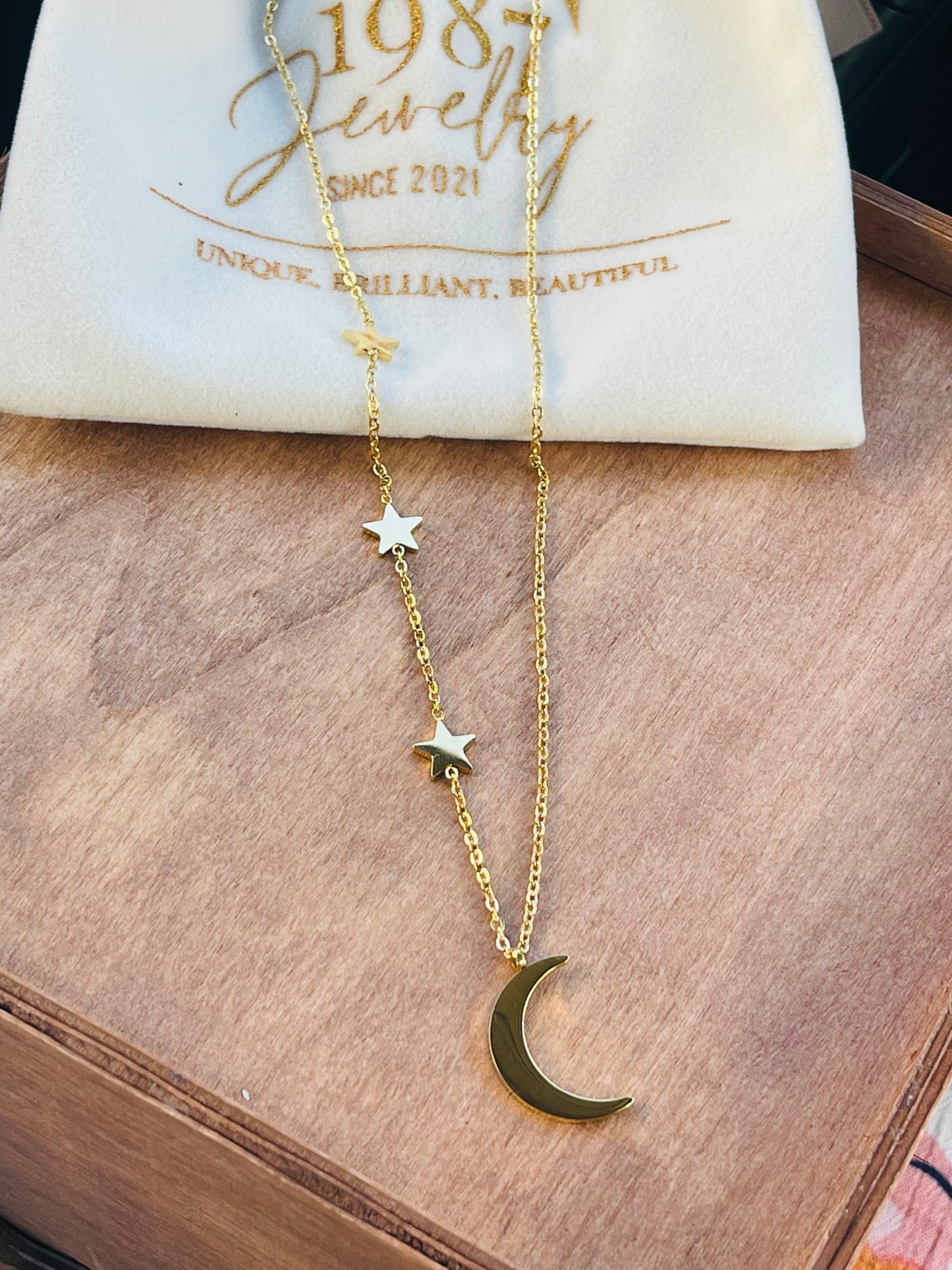 Moon and star’s Necklace